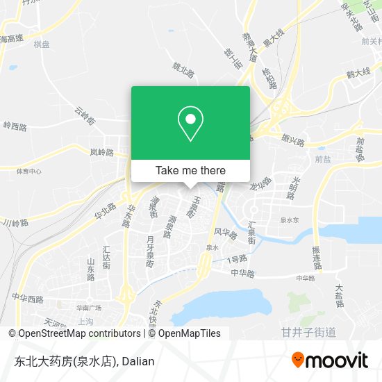东北大药房(泉水店) map