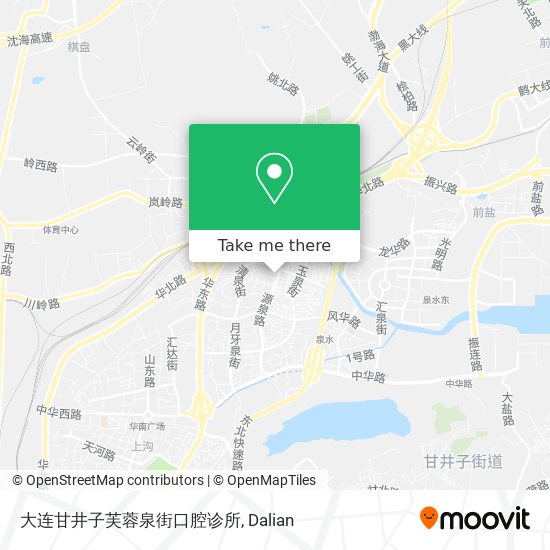 大连甘井子芙蓉泉街口腔诊所 map