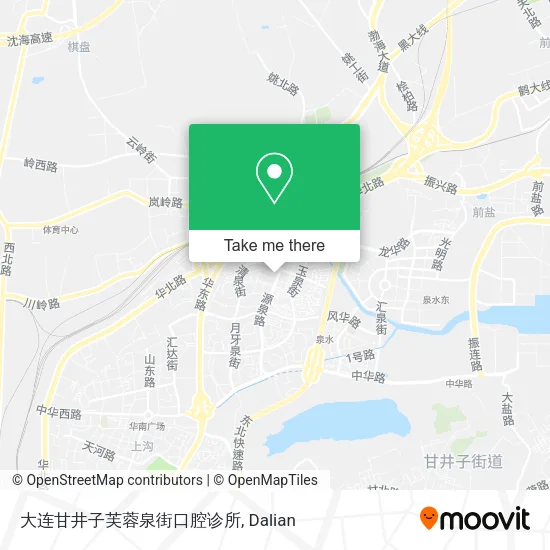 大连甘井子芙蓉泉街口腔诊所 map