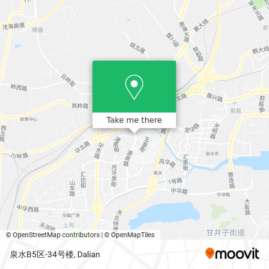 泉水B5区-34号楼 map