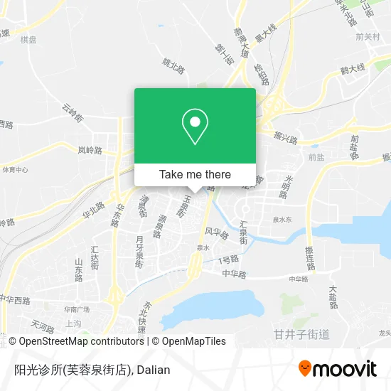 阳光诊所(芙蓉泉街店) map