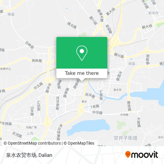 泉水农贸市场 map