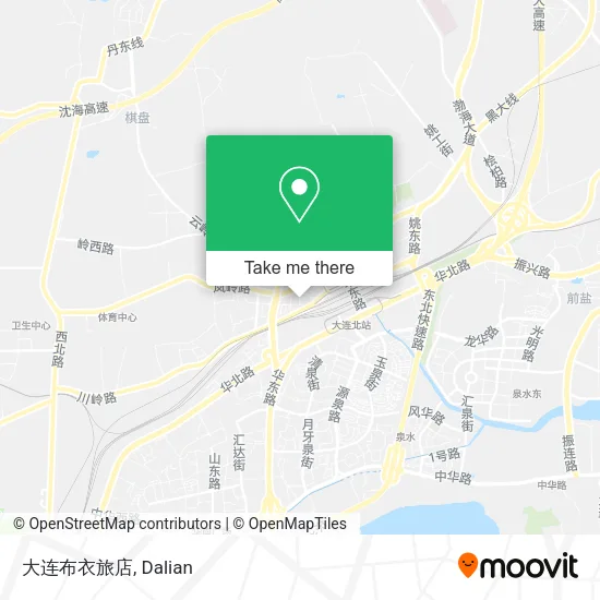 大连布衣旅店 map