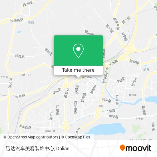 迅达汽车美容装饰中心 map