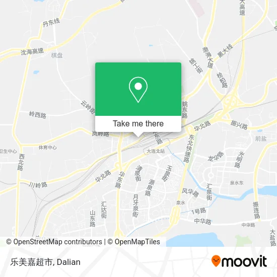 乐美嘉超市 map