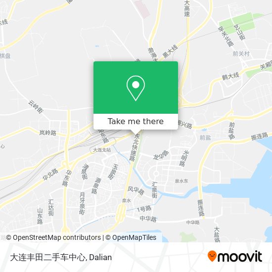 大连丰田二手车中心 map