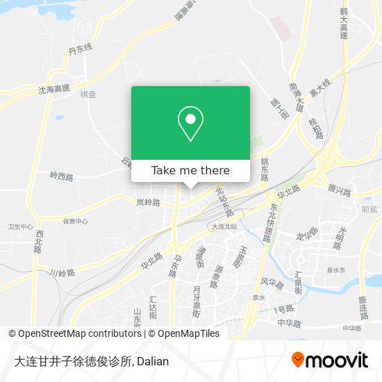 大连甘井子徐德俊诊所 map