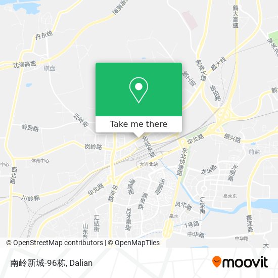南岭新城-96栋 map