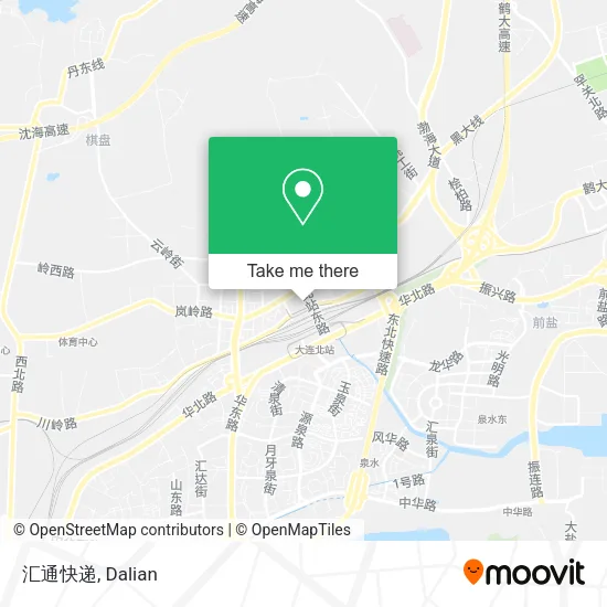 汇通快递 map