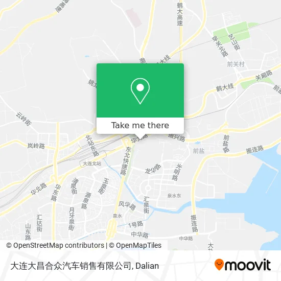 大连大昌合众汽车销售有限公司 map