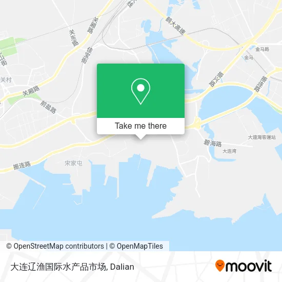 大连辽渔国际水产品市场 map