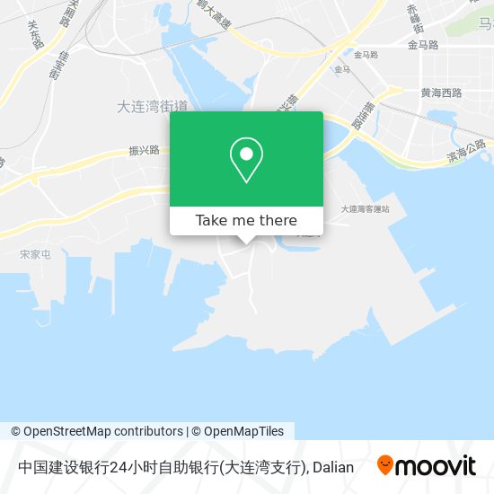 中国建设银行24小时自助银行(大连湾支行) map