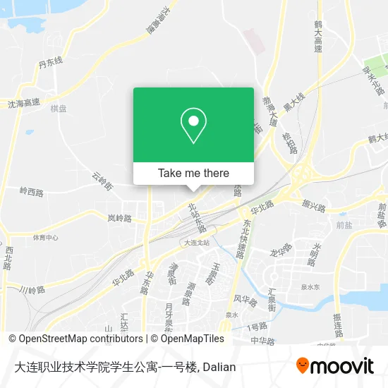 大连职业技术学院学生公寓-一号楼 map