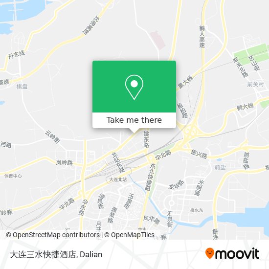 大连三水快捷酒店 map