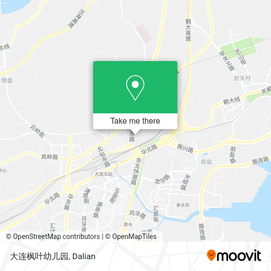 大连枫叶幼儿园 map