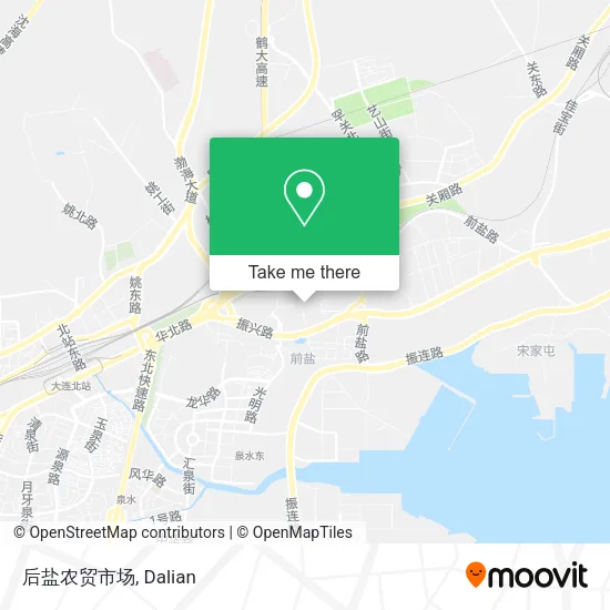 后盐农贸市场 map