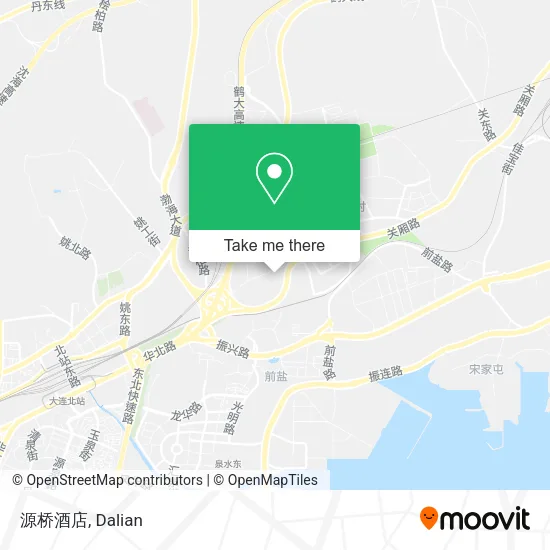 源桥酒店 map