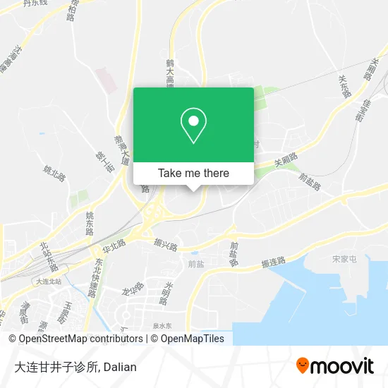 大连甘井子诊所 map