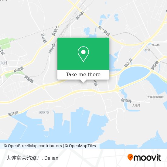 大连富荣汽修厂 map