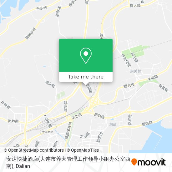 安达快捷酒店(大连市养犬管理工作领导小组办公室西南) map