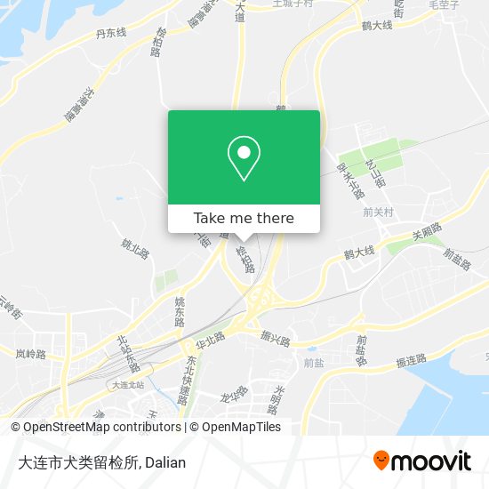 大连市犬类留检所 map