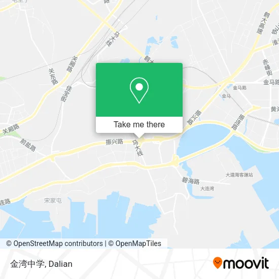 金湾中学 map