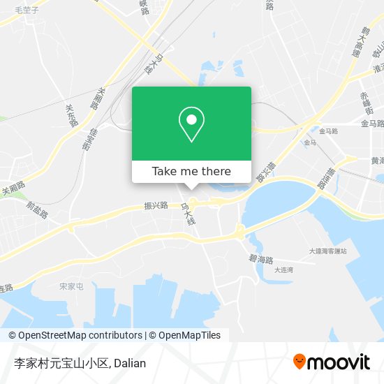 李家村元宝山小区 map