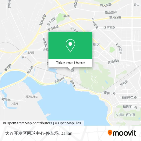 大连开发区网球中心-停车场 map