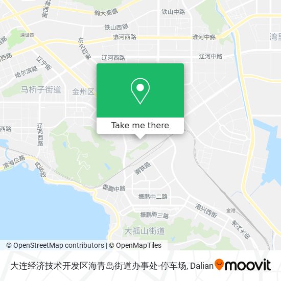 大连经济技术开发区海青岛街道办事处-停车场 map
