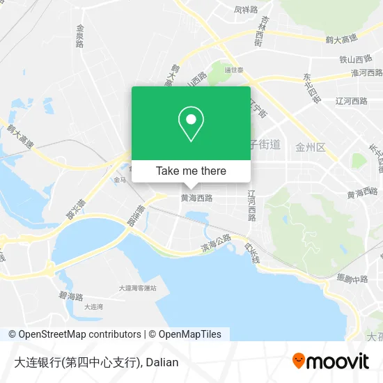 大连银行(第四中心支行) map