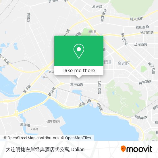 大连明捷左岸经典酒店式公寓 map