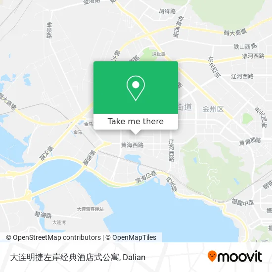 大连明捷左岸经典酒店式公寓 map