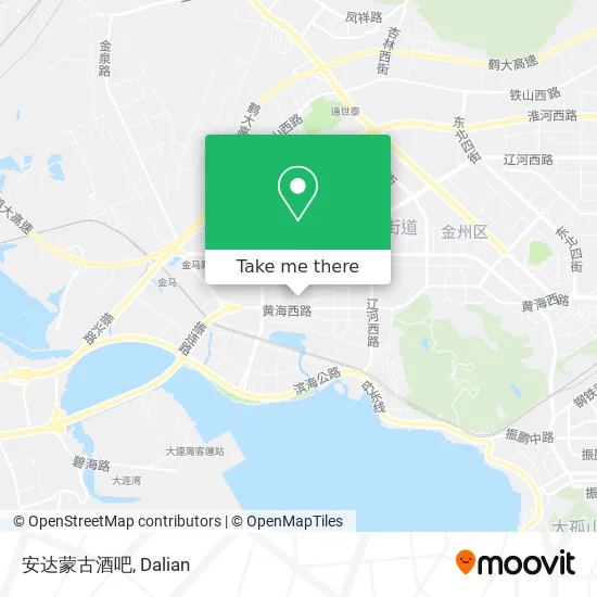 安达蒙古酒吧 map