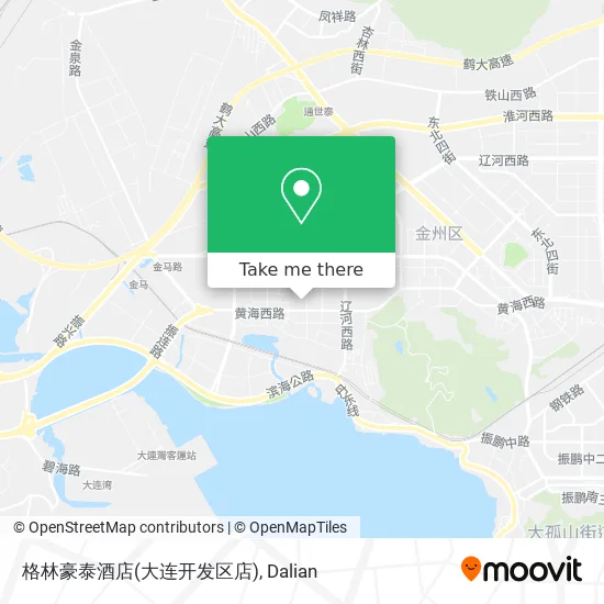 格林豪泰酒店(大连开发区店) map