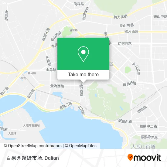 百果园超级市场 map
