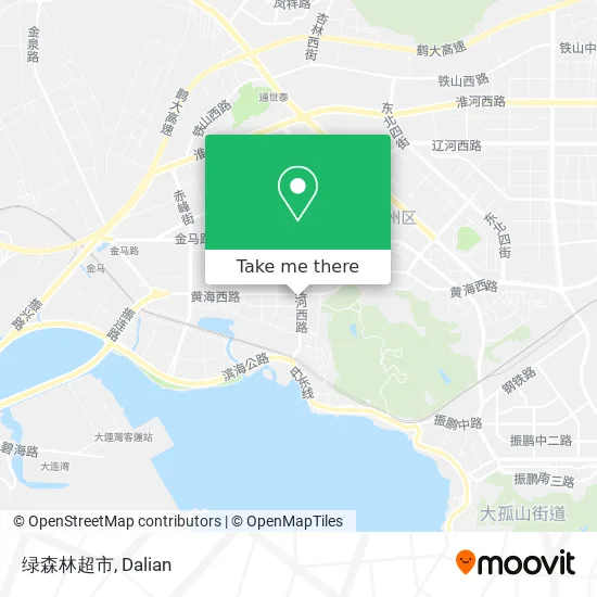 绿森林超市 map
