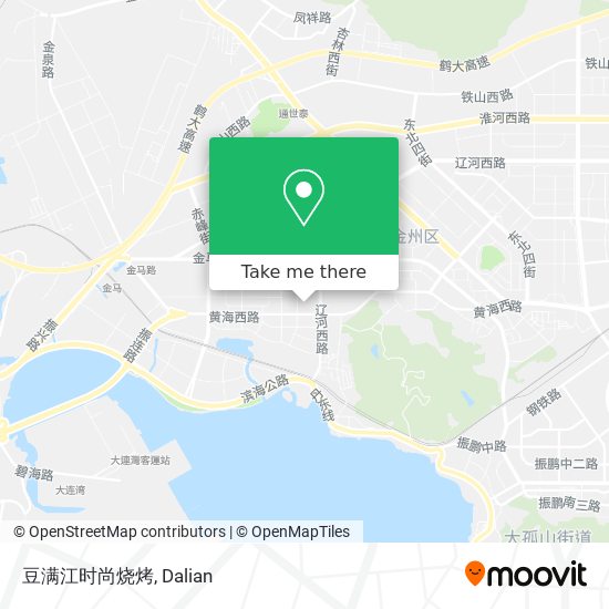 豆满江时尚烧烤 map