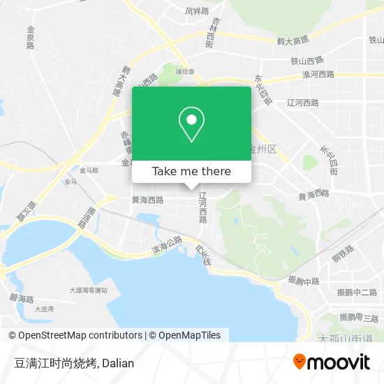 豆满江时尚烧烤 map