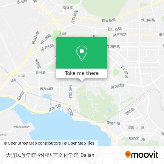 大连民族学院-外国语言文化学院 map