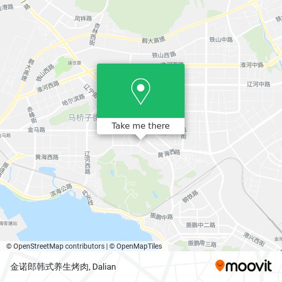 金诺郎韩式养生烤肉 map