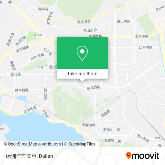 绿洲汽车美容 map