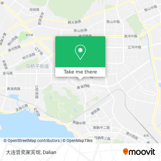 大连晋奕家宾馆 map