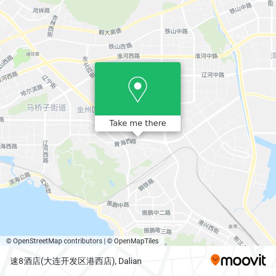 速8酒店(大连开发区港西店) map