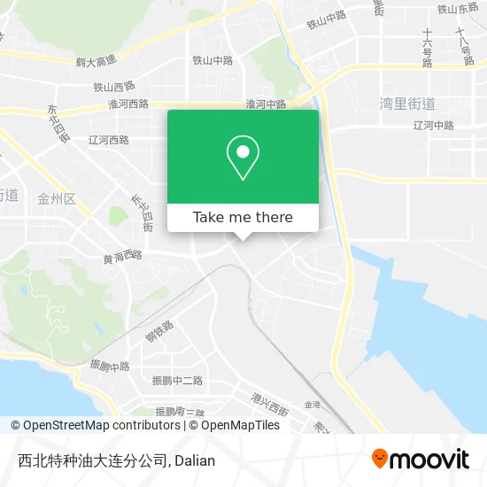 西北特种油大连分公司 map