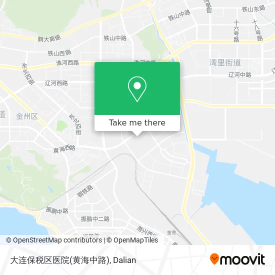 大连保税区医院(黄海中路) map