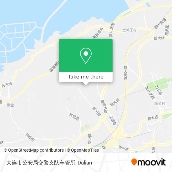大连市公安局交警支队车管所 map