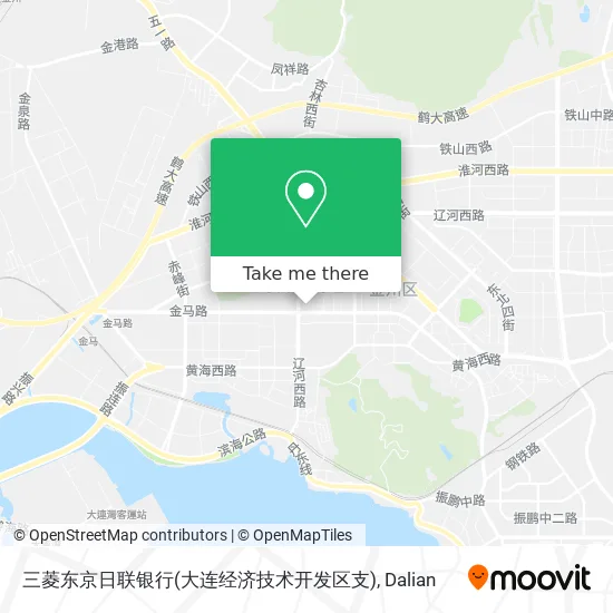 三菱东京日联银行(大连经济技术开发区支) map