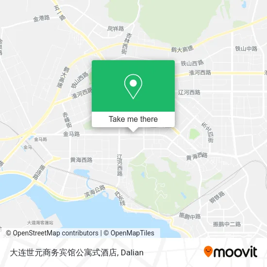 大连世元商务宾馆公寓式酒店 map