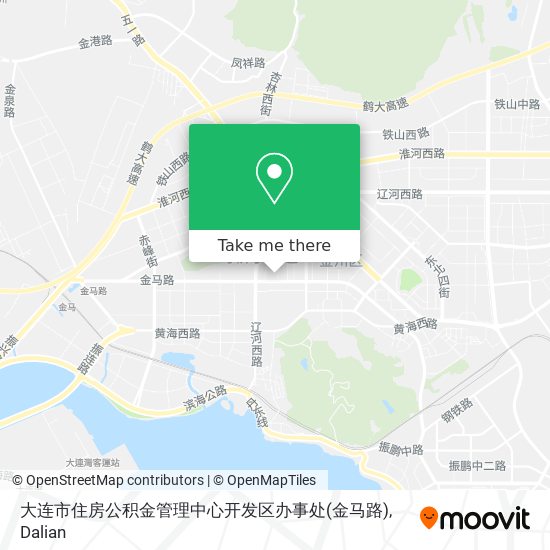 大连市住房公积金管理中心开发区办事处(金马路) map
