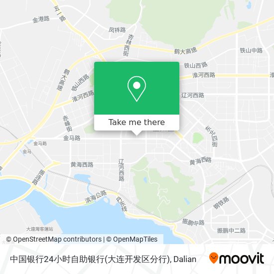 中国银行24小时自助银行(大连开发区分行) map